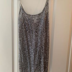 Stunning Sheer Silver top.